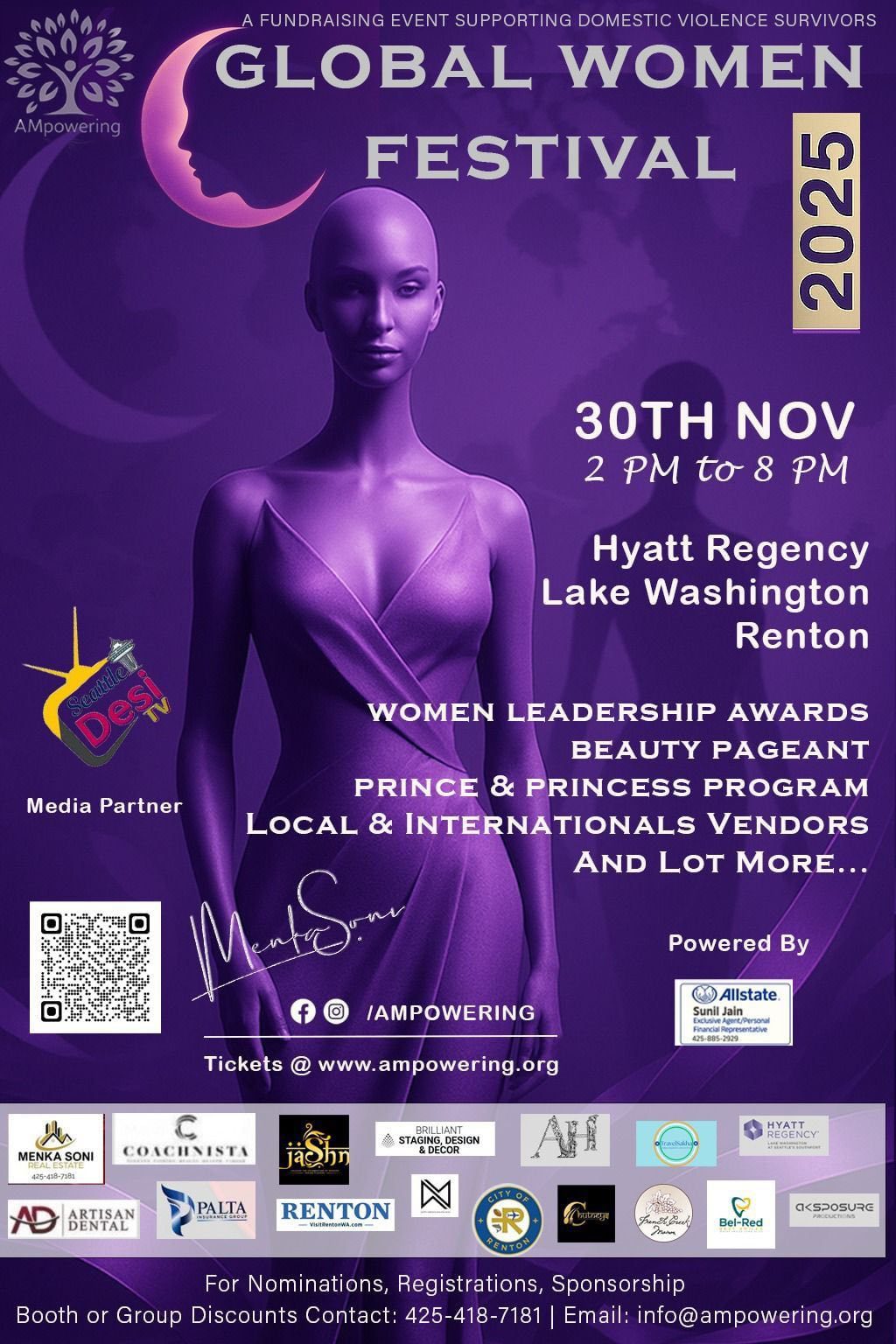 Main Judge at the 13th Annual Global Women Festival