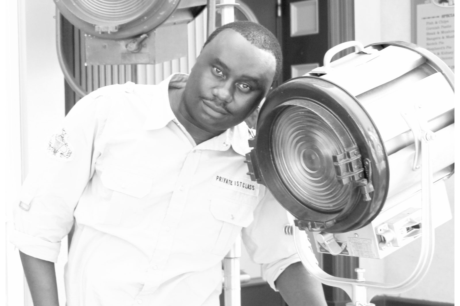 Dr. Davies Chirwa directing a production